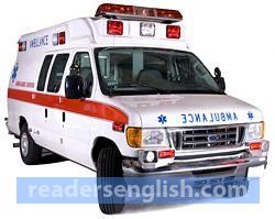 ambulance Urdu meaning