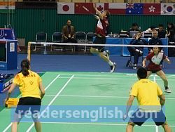 badminton Urdu meaning