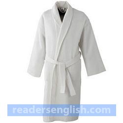 bathrobe Urdu meaning