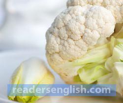 cauliflower Urdu meaning