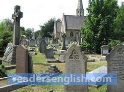 cemetery Urdu meaning