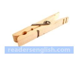 clothespin Urdu meaning