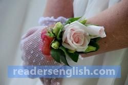 corsage Urdu meaning