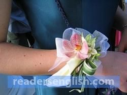 corsage Urdu meaning