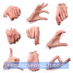 gesture Urdu meaning