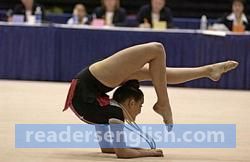 gymnast Urdu meaning