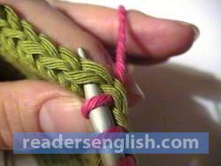 knitting Urdu meaning