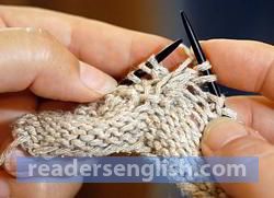 knitting Urdu meaning