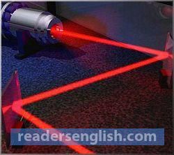 laser Urdu meaning