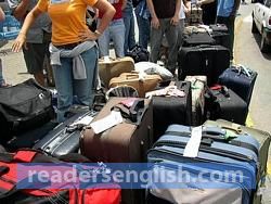 luggage Urdu meaning