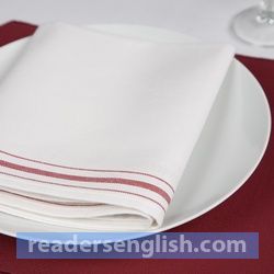 napkin Urdu meaning