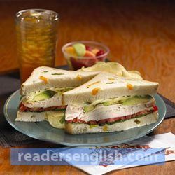 sandwich Urdu meaning