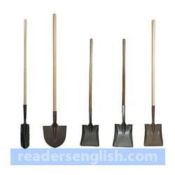 shovel Urdu meaning