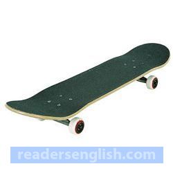 skateboard Urdu meaning