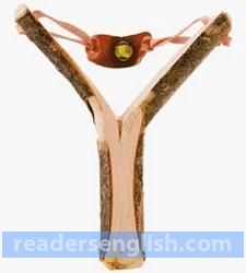 slingshot Urdu meaning