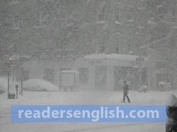 snowstorm Urdu meaning