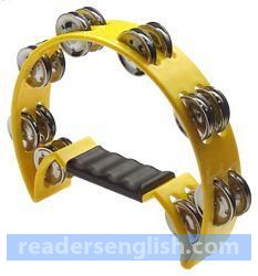 tambourine Urdu meaning