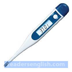 thermometer Urdu meaning