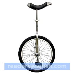 unicycle Urdu meaning