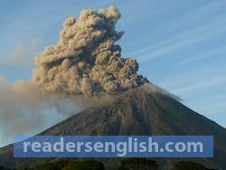 volcano Urdu meaning