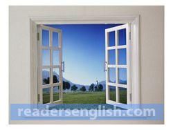 window Urdu meaning