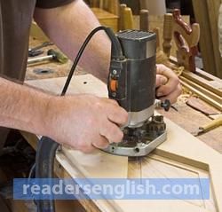 woodworking Urdu meaning